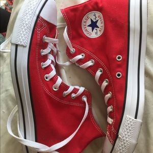 High Top Chuck Taylor Red Converse - New in Box